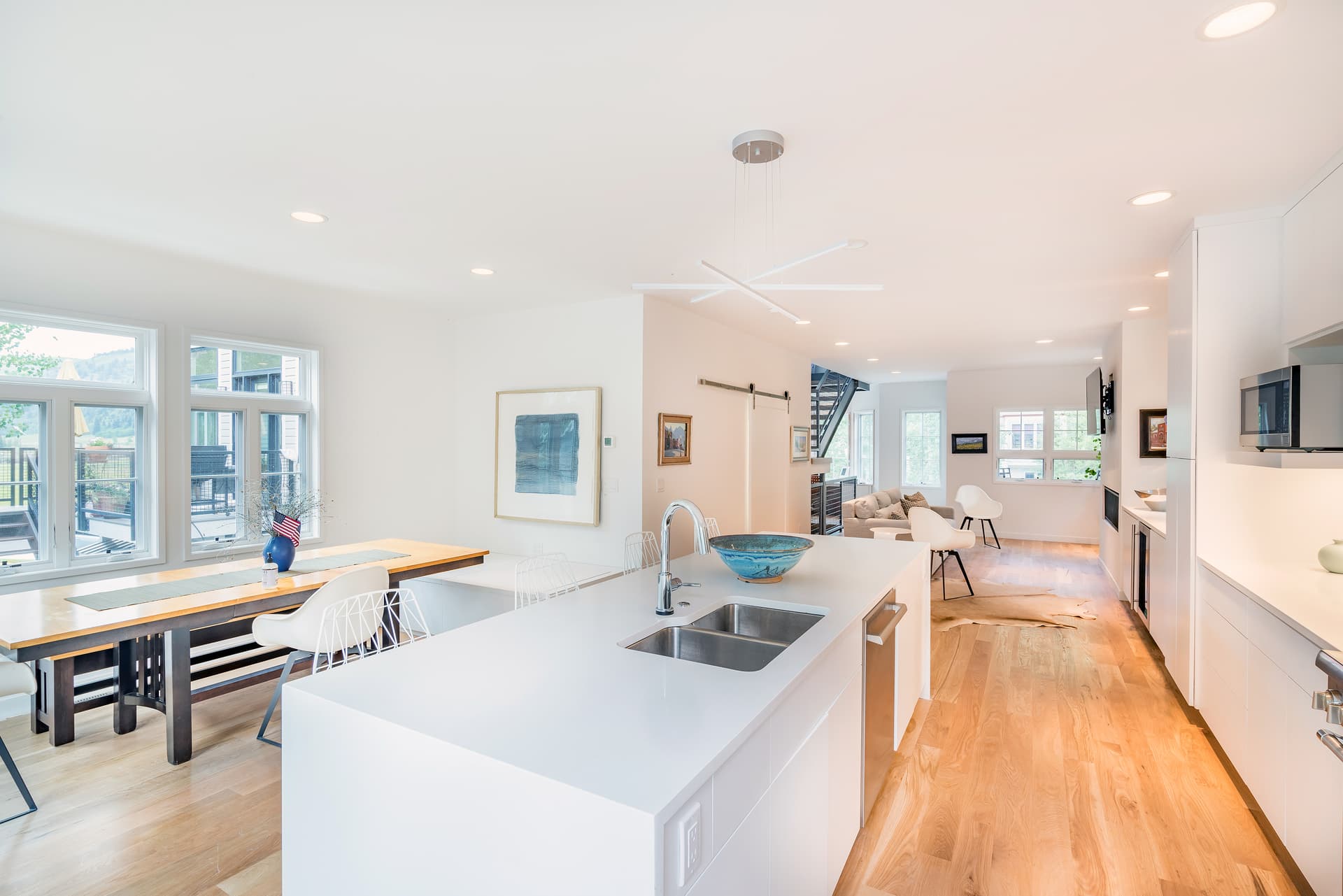 Kitchen and Dining Room at Vacation Home in Telluride