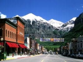 Colorado Ave, Telluride's Main Street