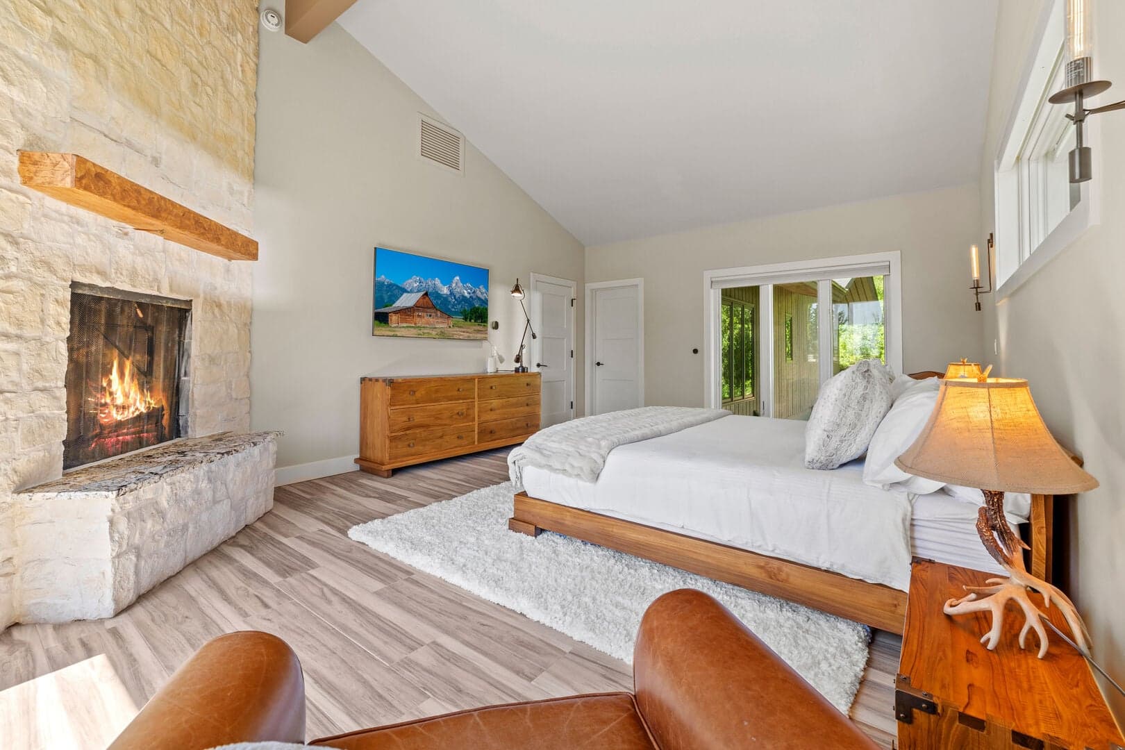 Master Bedroom View From Deck Side