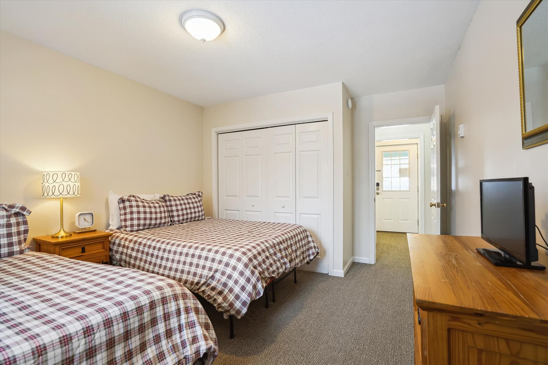 Plenty of closet space for all.