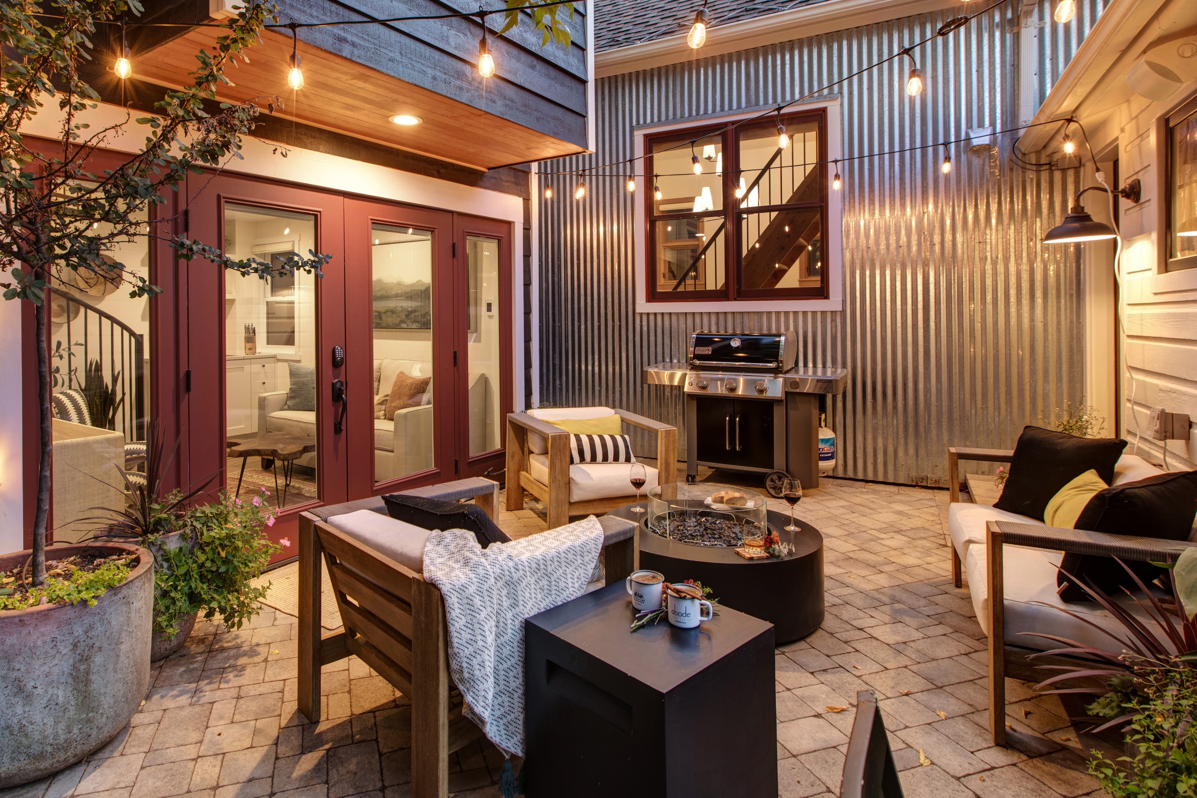 Outdoor patio.