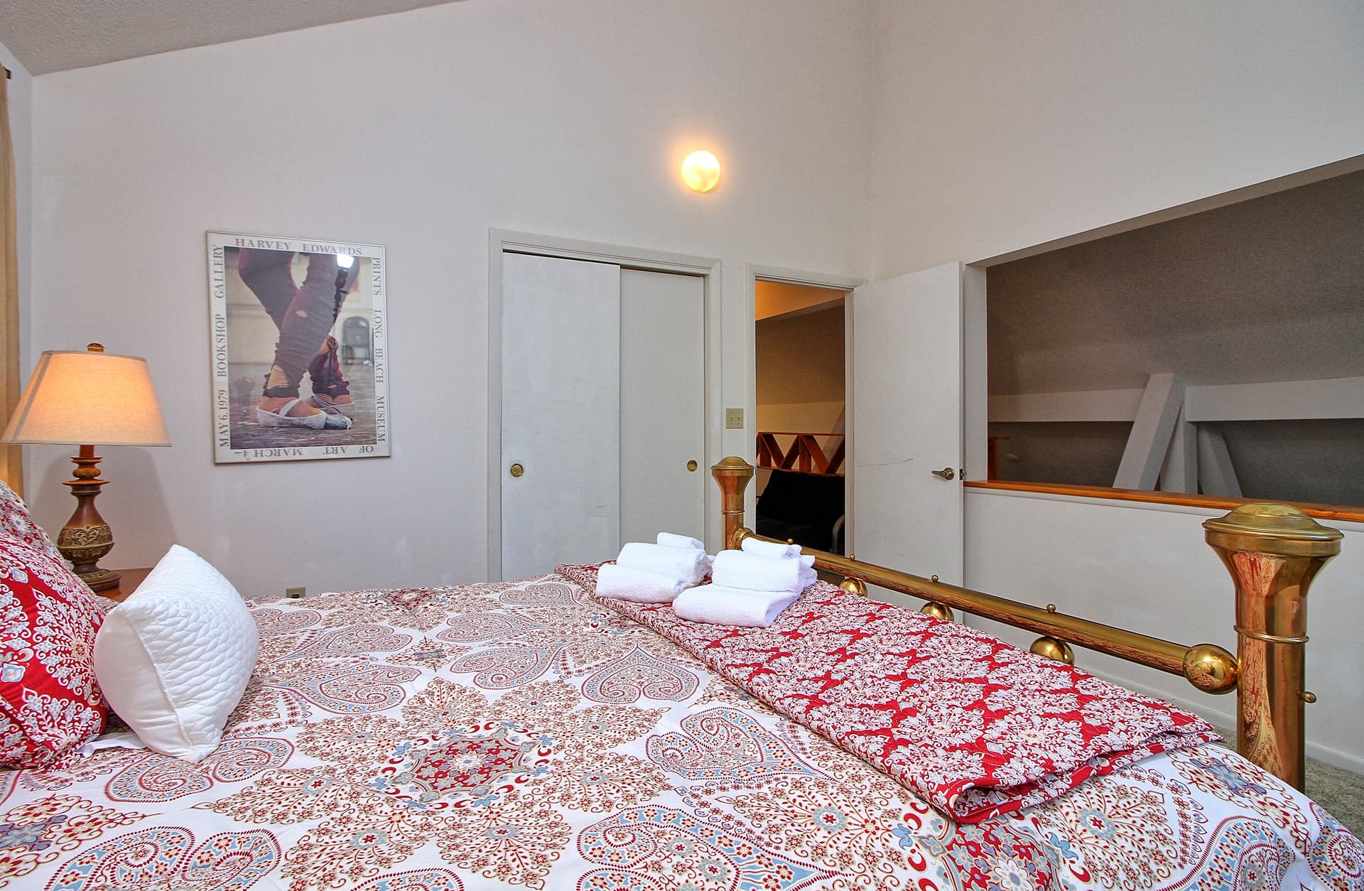 Modest queen bedroom