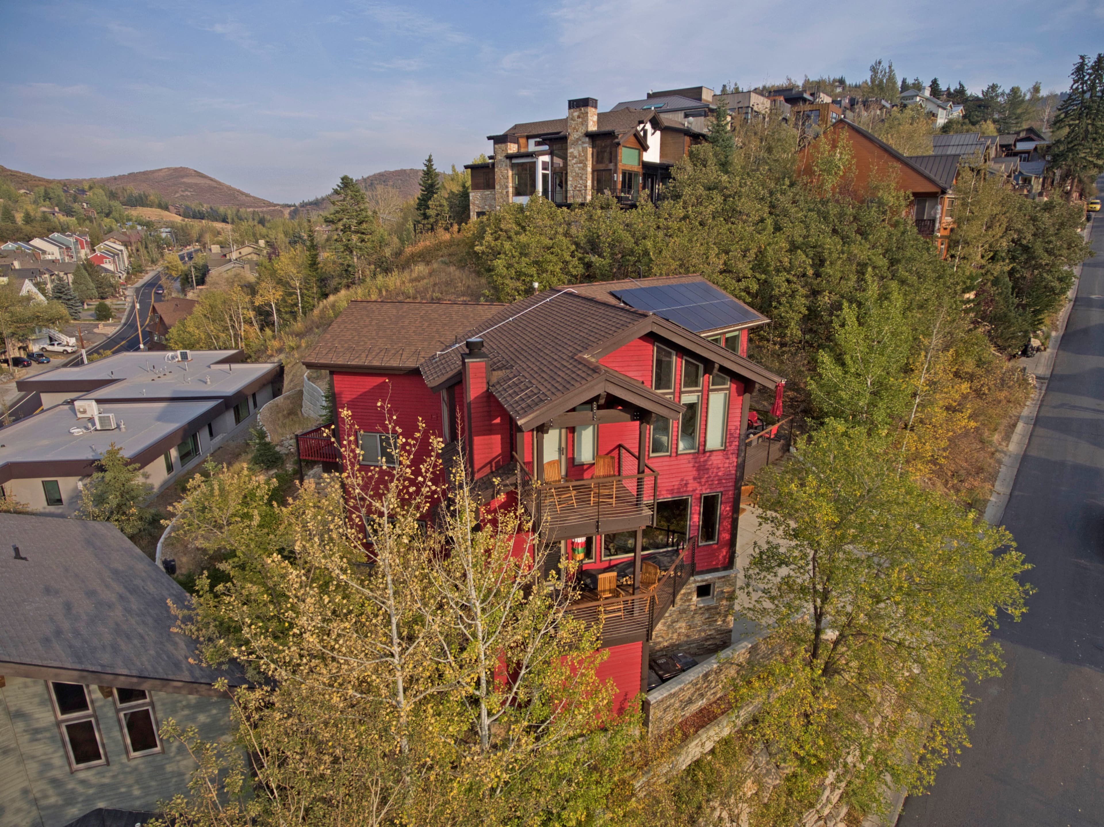 Aerial View of Main Street Retreat
