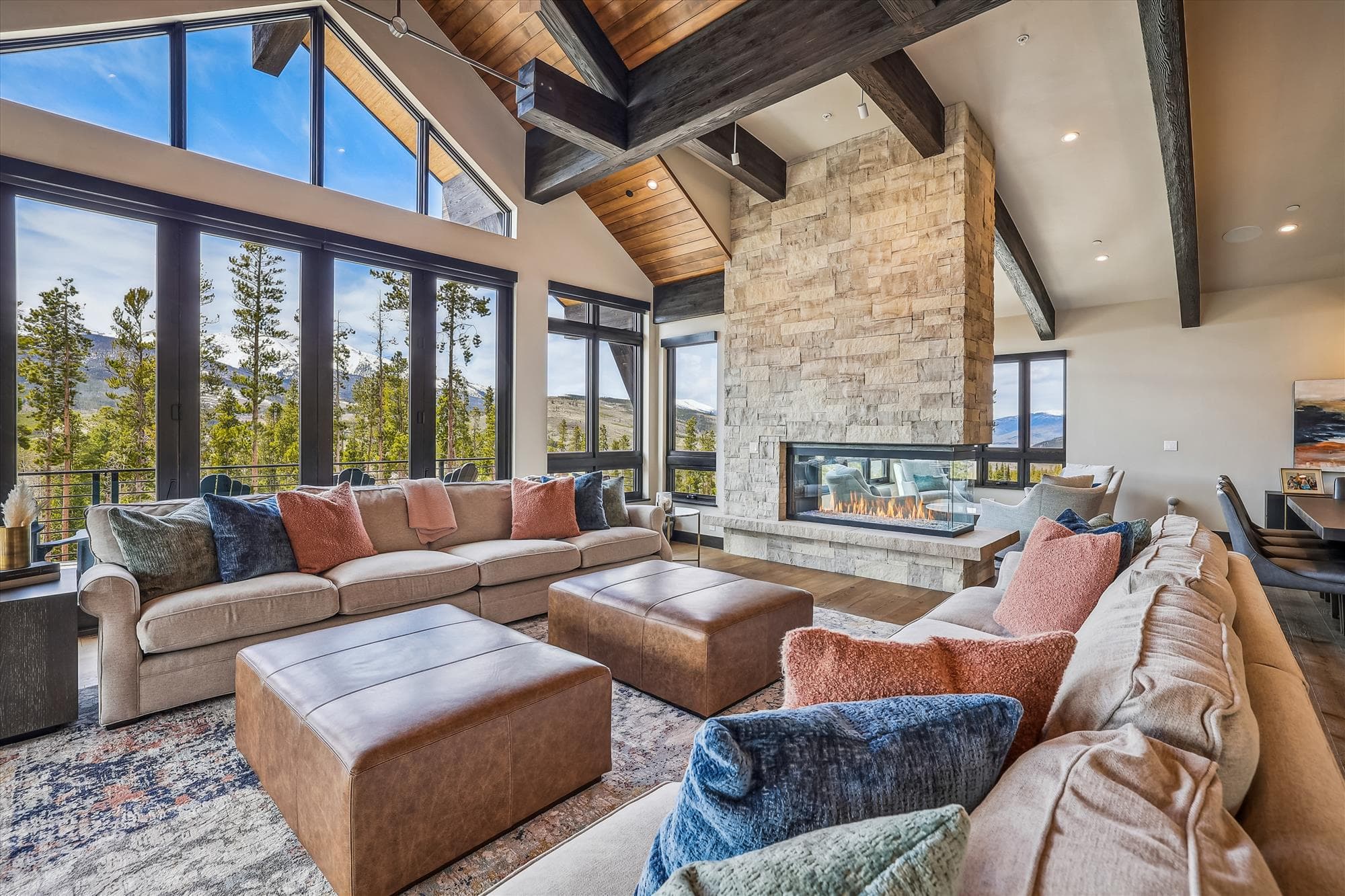 Living Room, The Crowne Summit, Breckenridge Vacation Rental