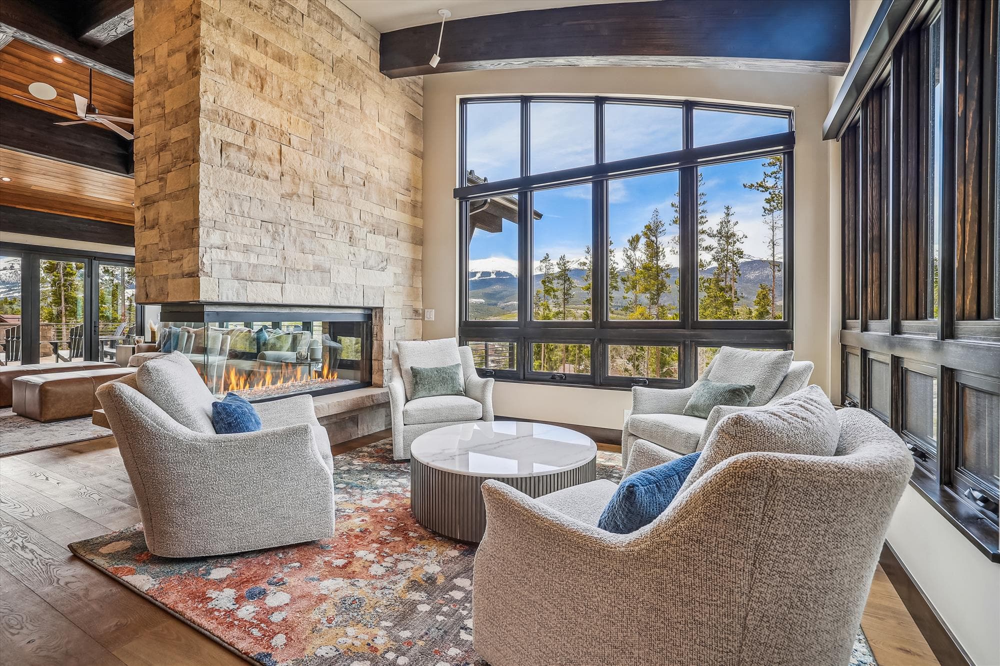 Living Room, The Crowne Summit, Breckenridge Vacation Rental