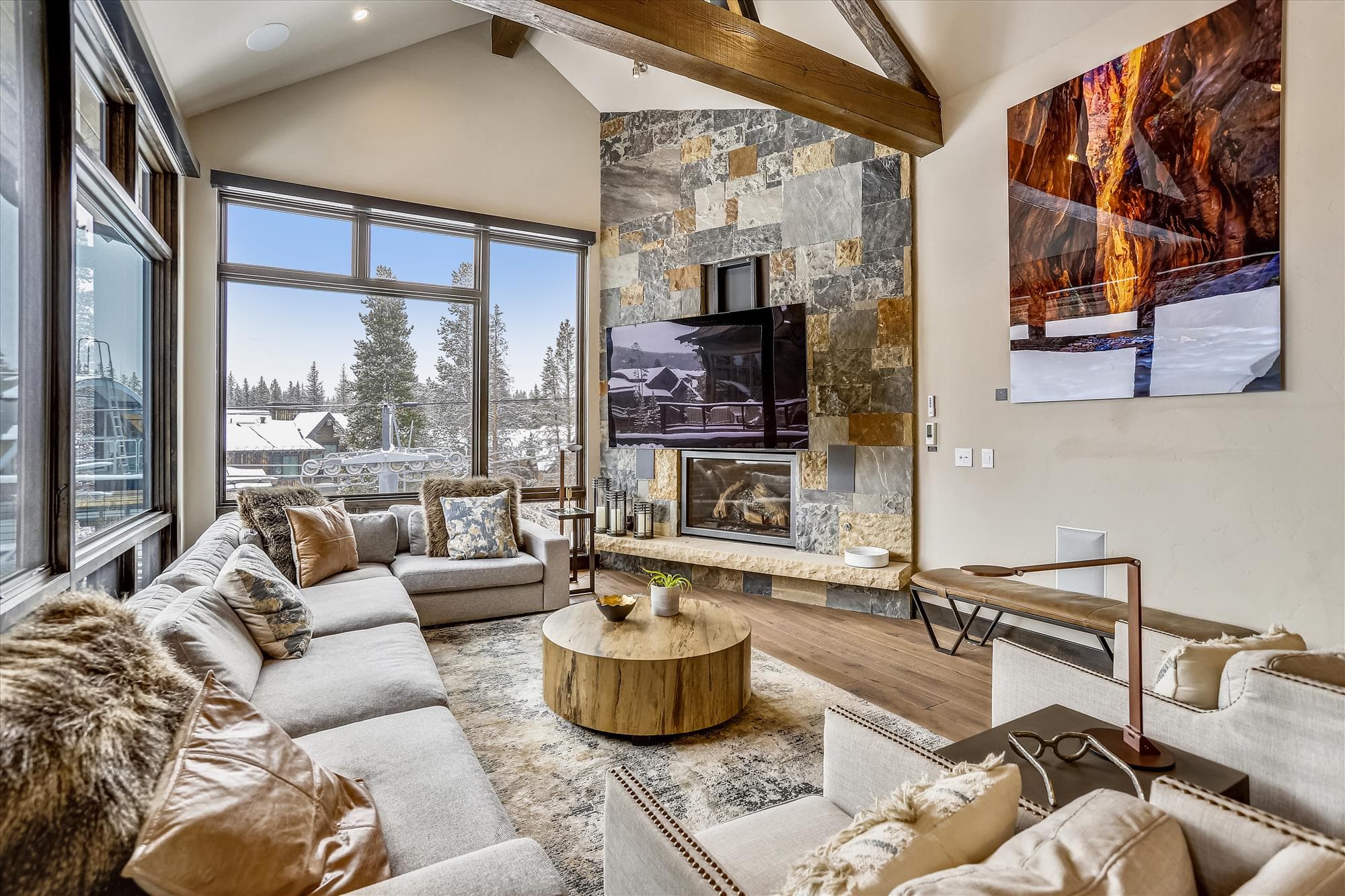 Living Area - Falcon Haus - Breckenridge Vacation Rental