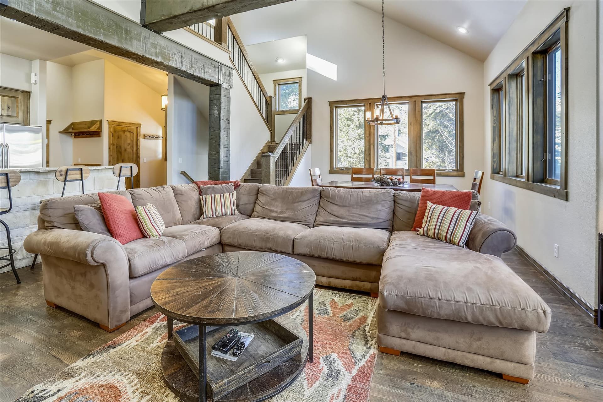 Living Room - Highwood Hideaway - Breckenridge Vacation Rental