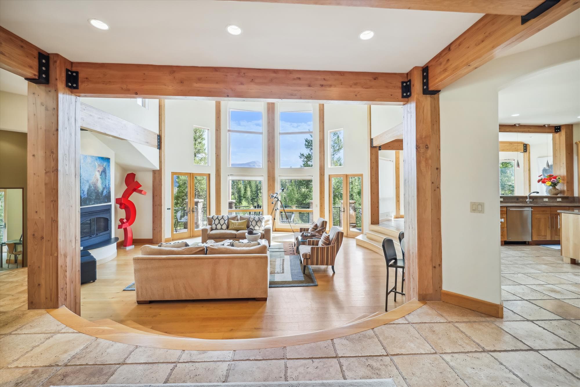 Living Area - Lookout on Christie Lane - Breckenridge Vacation Rental