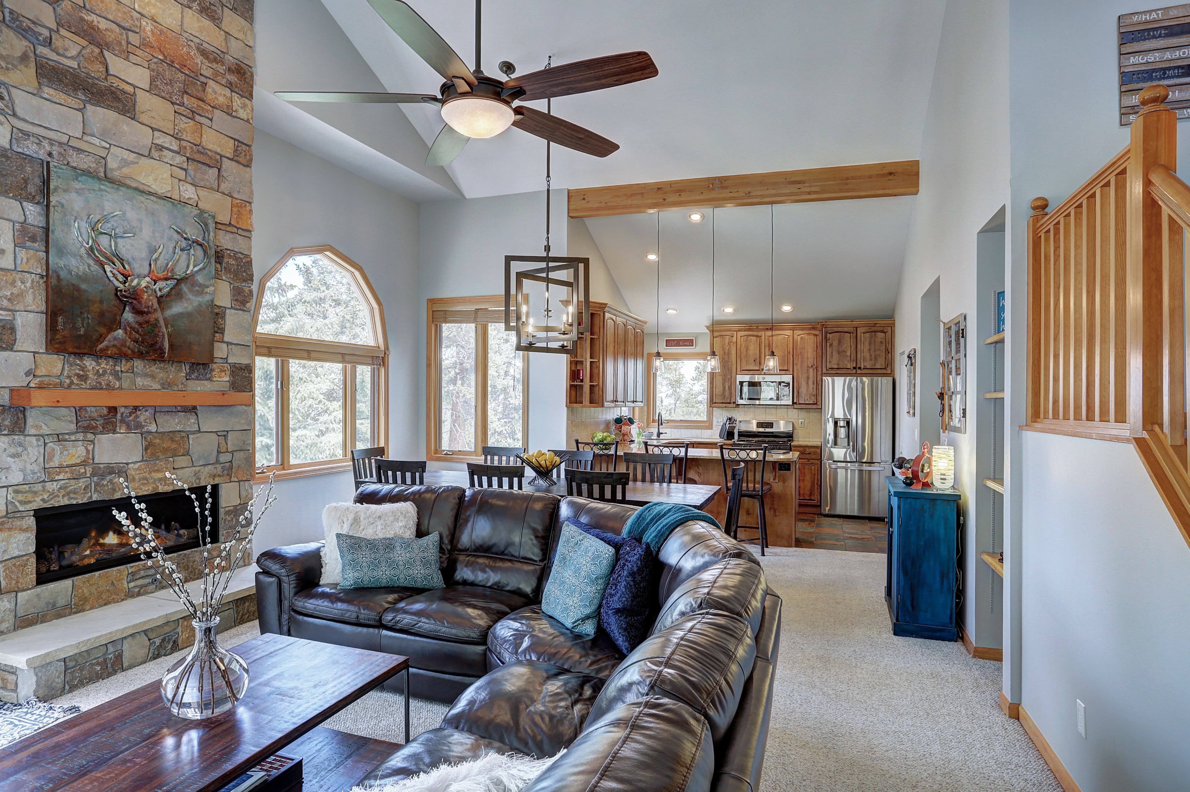 Living Area - Marble Mountain Retreat - Breckenridge Vacation Rental
