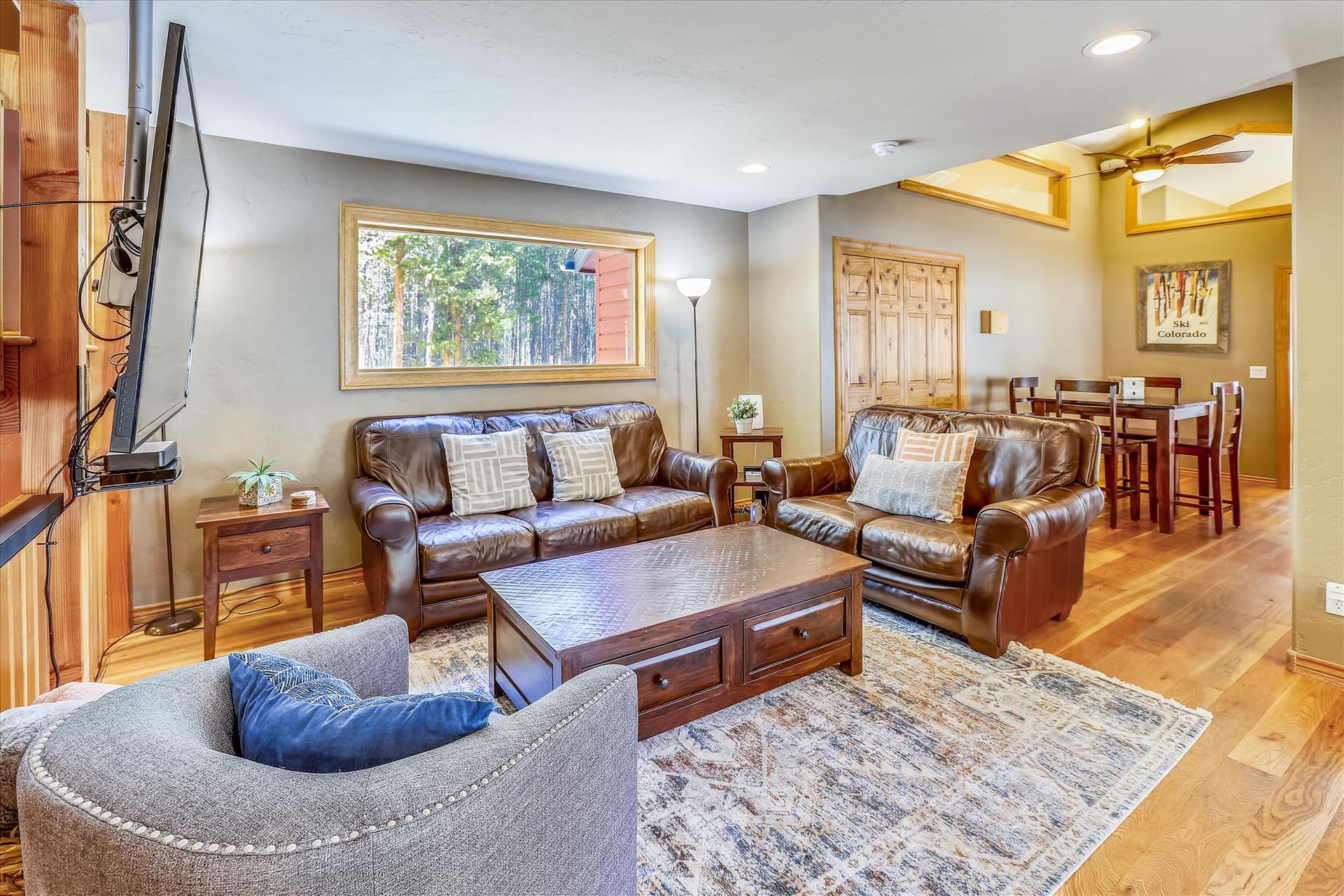 Living Room, Snowy River Retreat, Breckenridge Vacation Rental