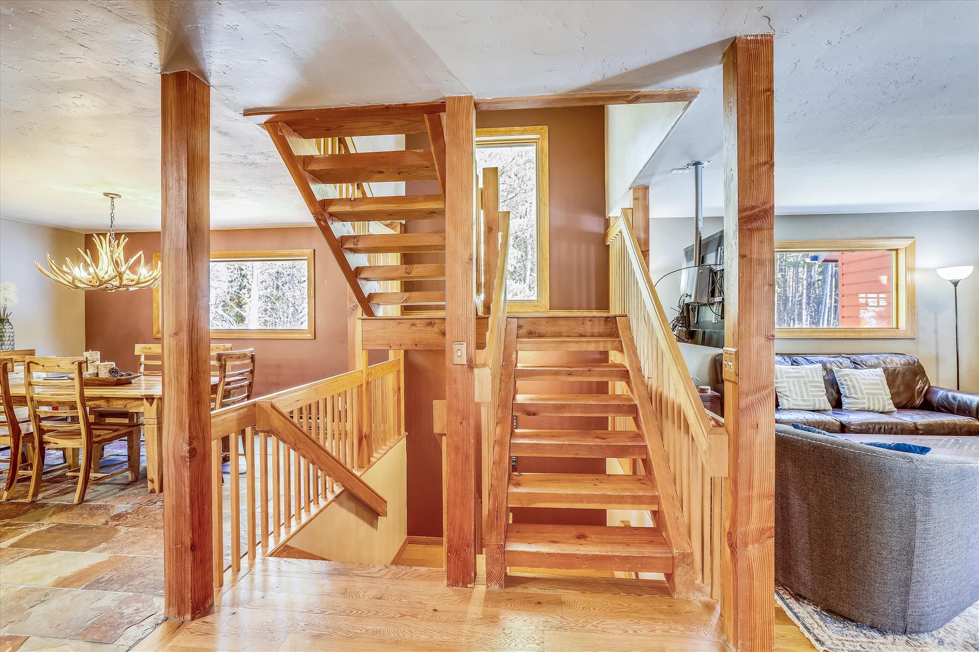 Stairs, Snowy River Retreat, Breckenridge Vacation Rental