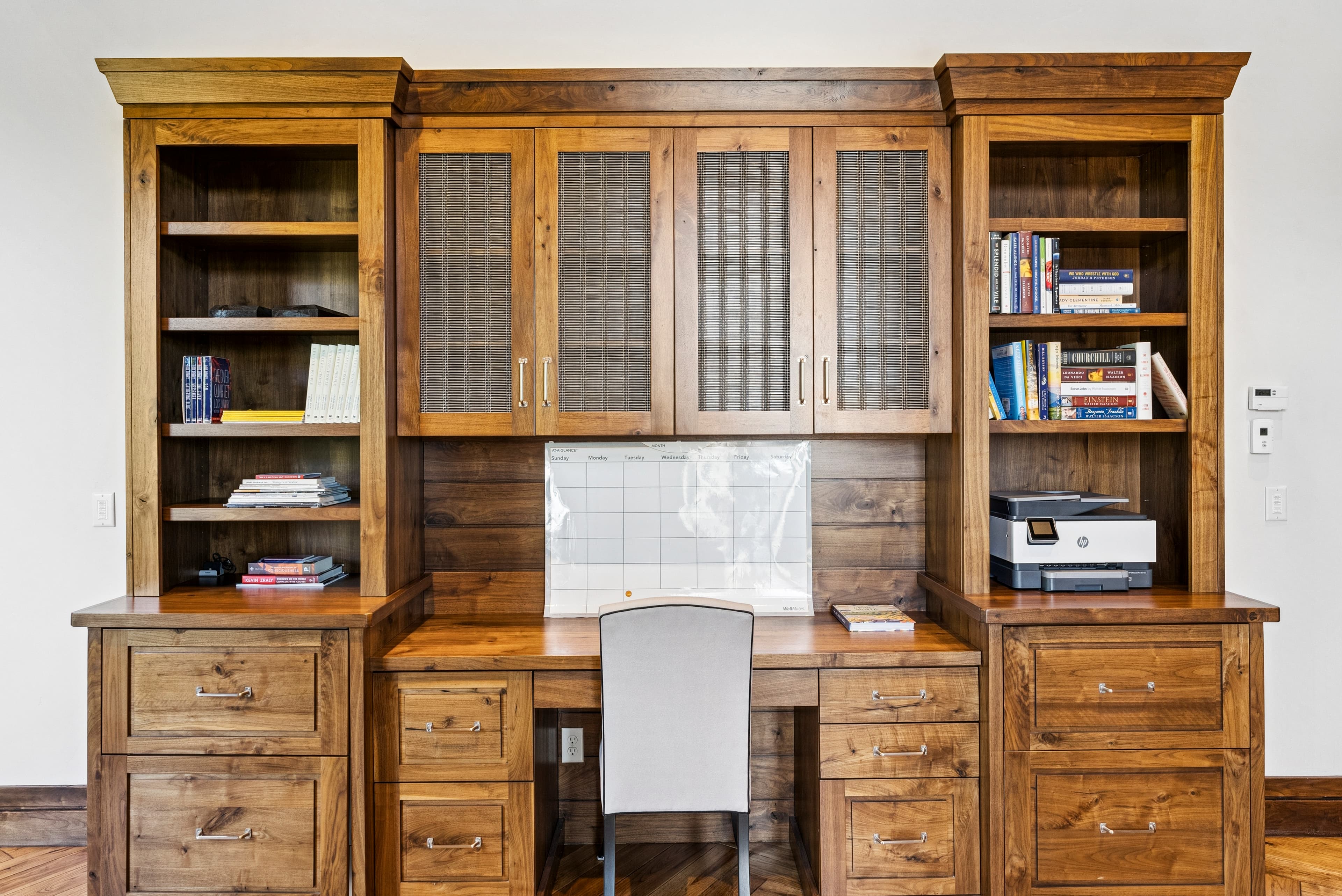 desk area in main suite