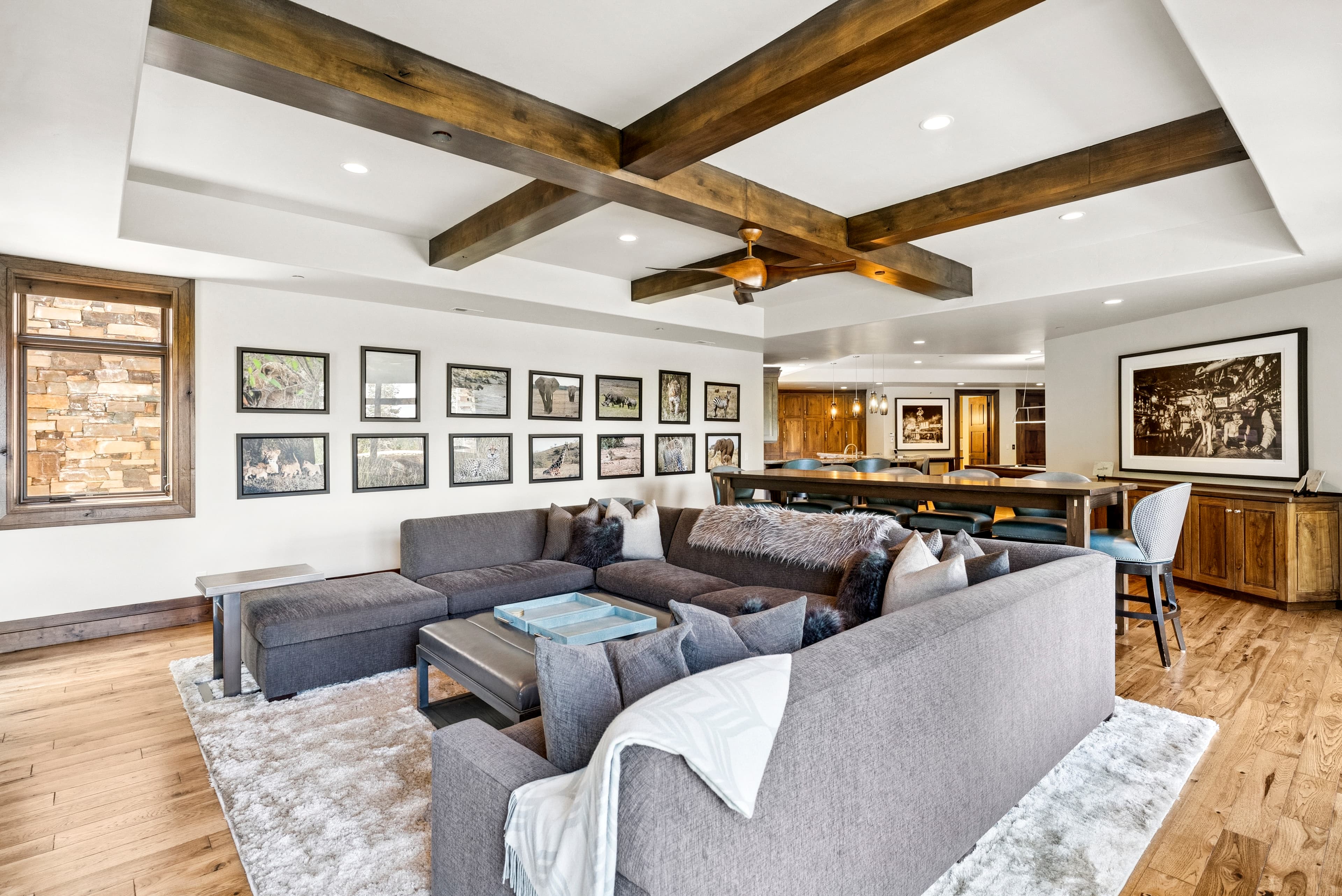 lower living area