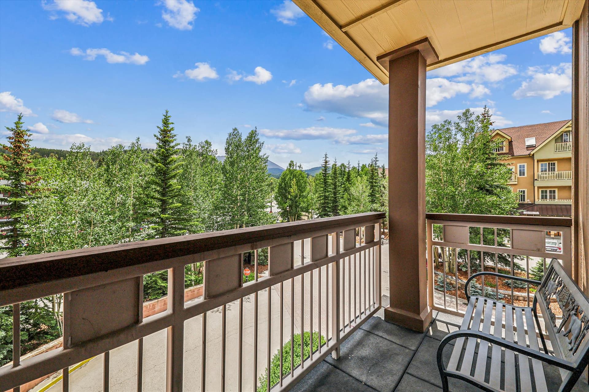Balcony - Main Street Station 3305 - Breckenridge Vacation Rental