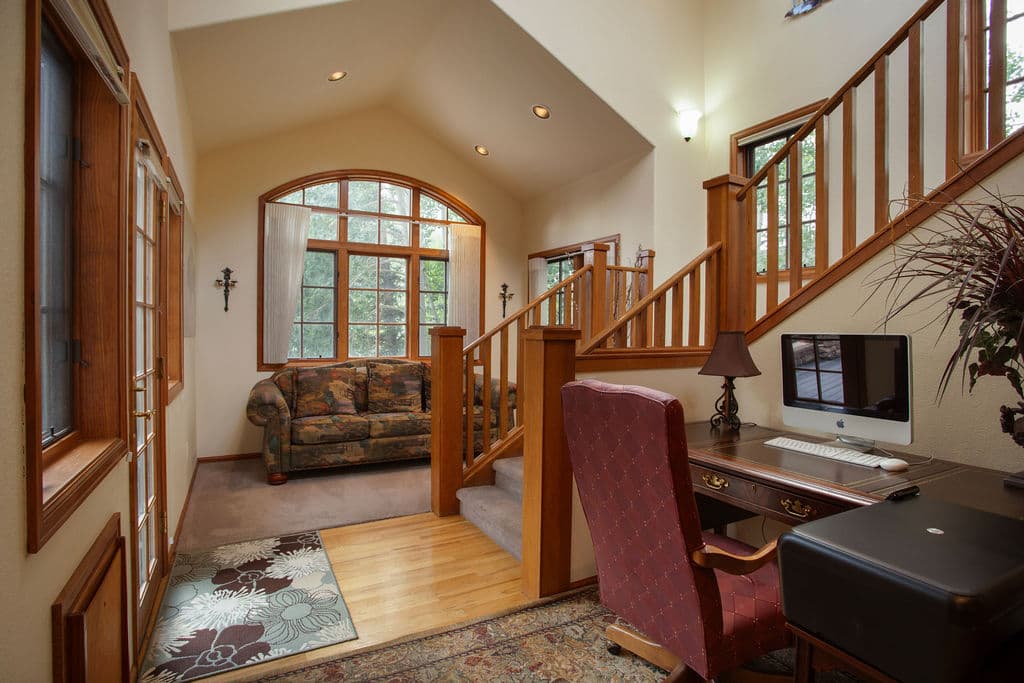 Stairs / Desk - Streamside Lane - Frisco Vacation Rental