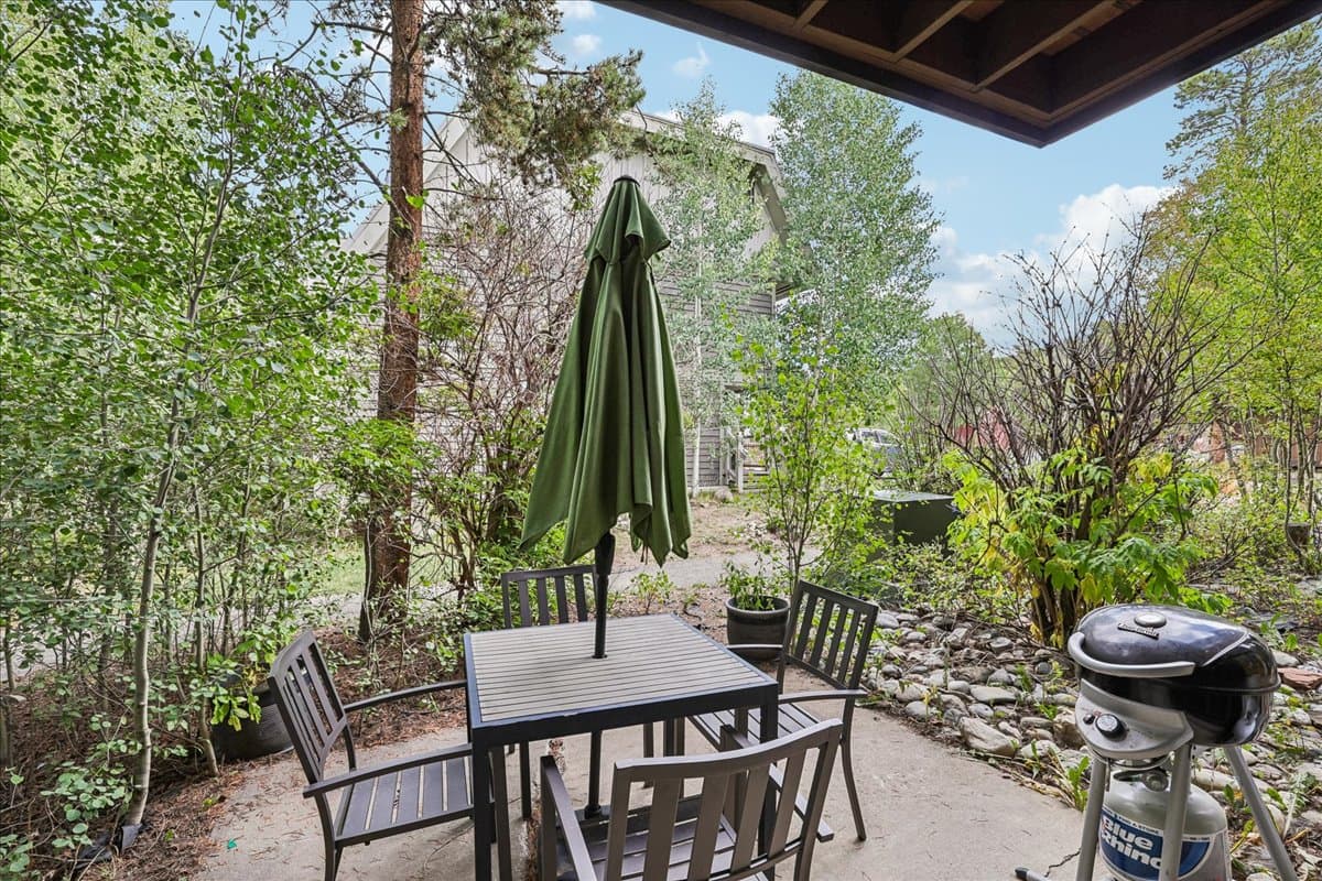 Patio - Lances West 9 - Breckenridge Vacation Rental