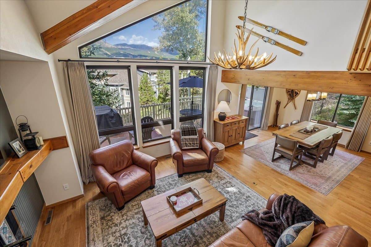 Living Area - Powder and Pines - Breckenridge 30+ Night Rental