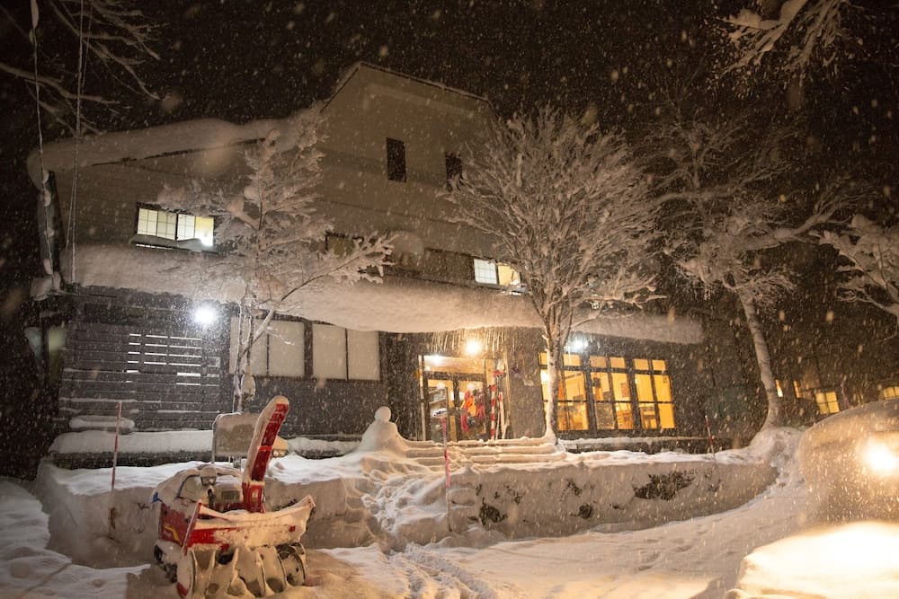 Hotel Front - Evening/Night