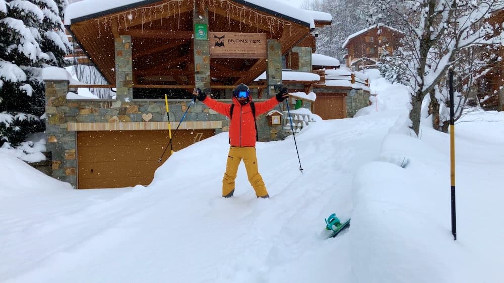 Skiing