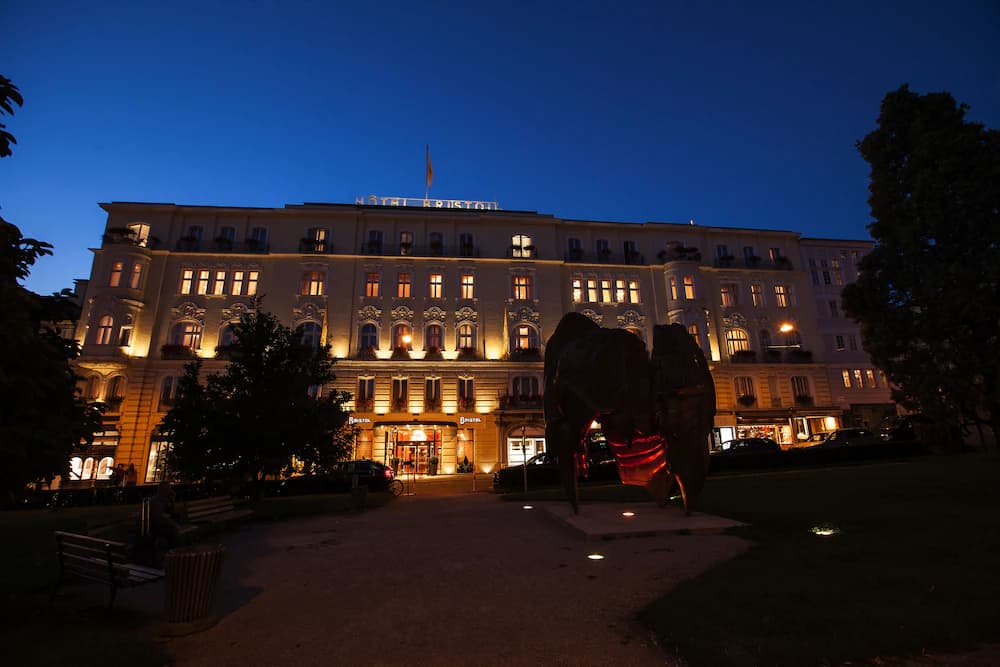 Front of property - evening/night