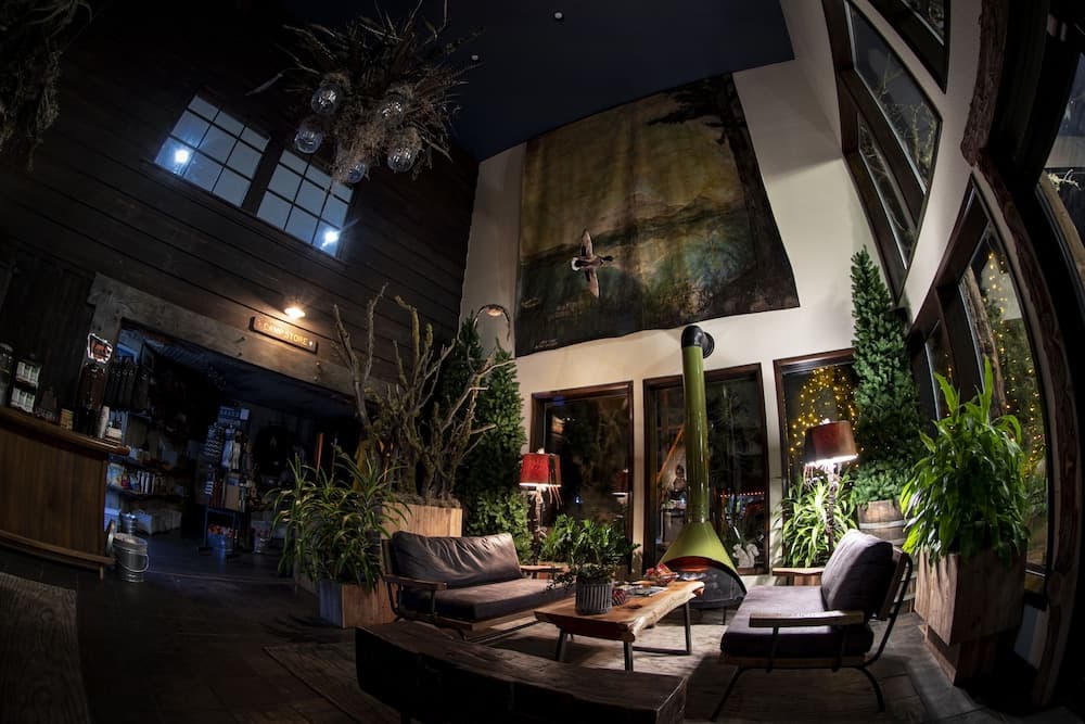 Lobby sitting area