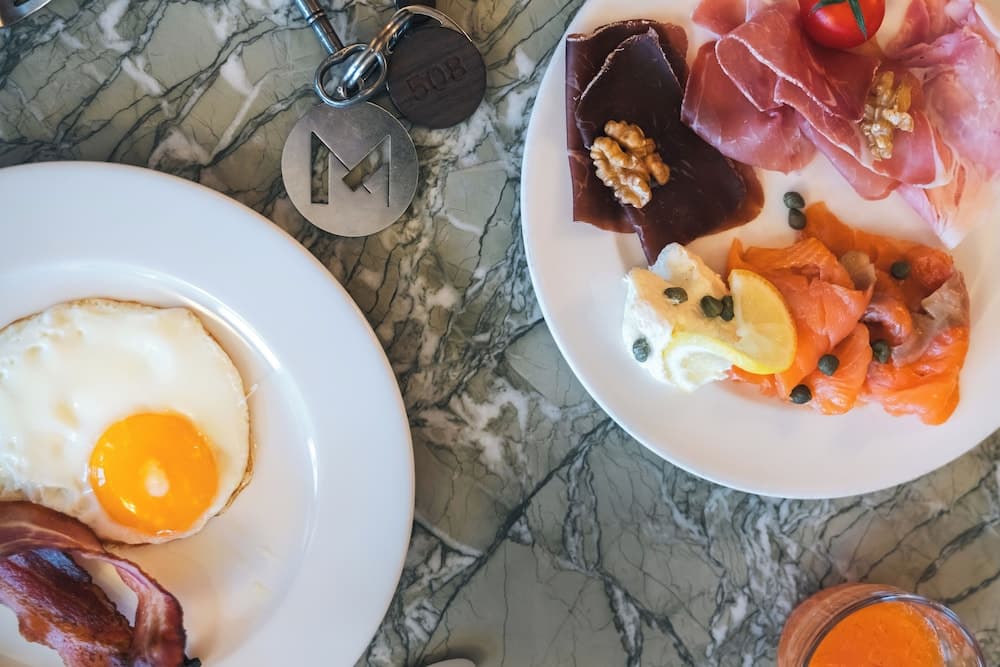 Breakfast buffet