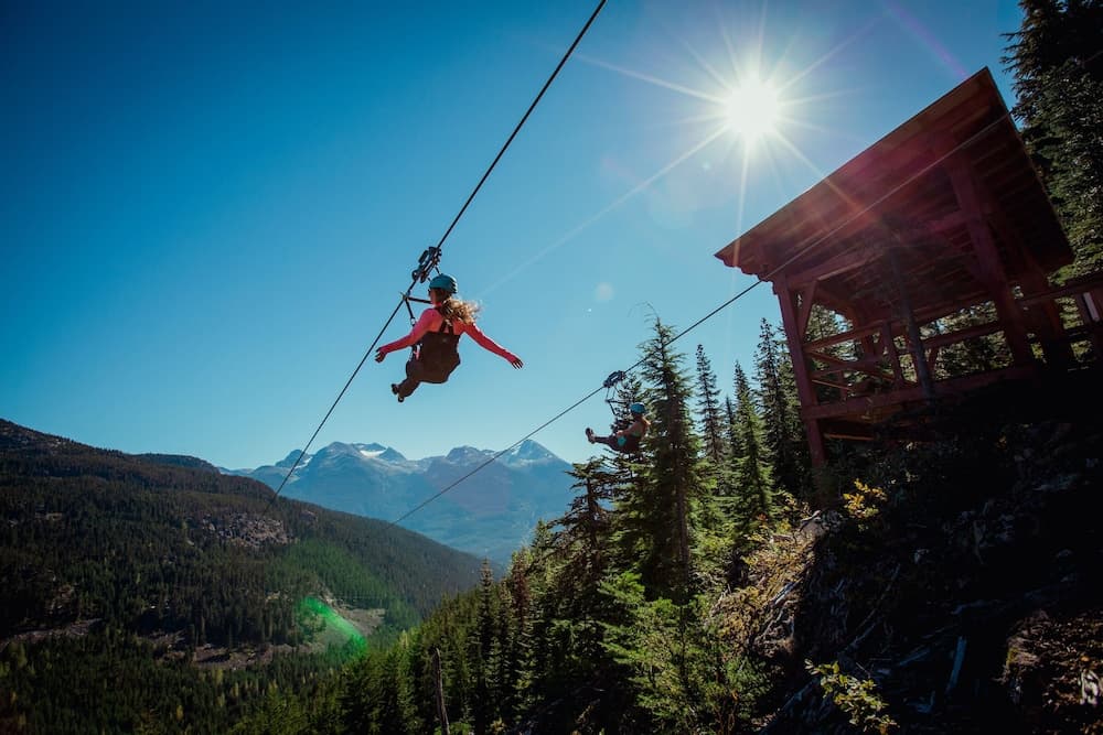 Ziplining