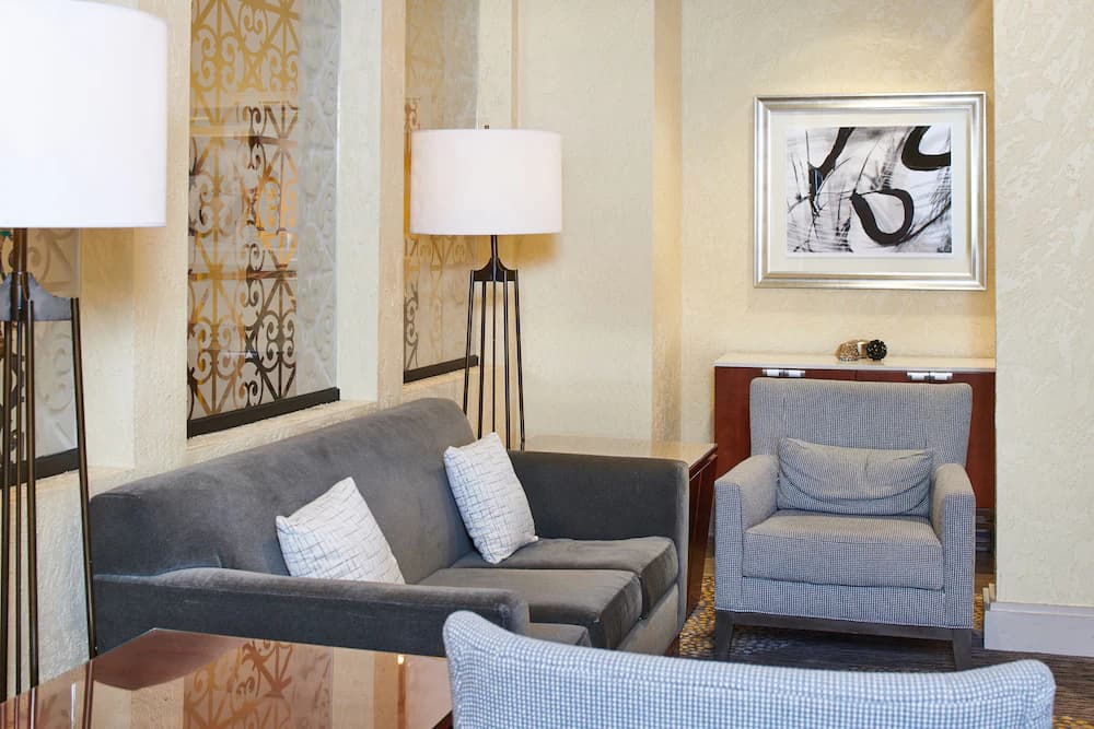 Lobby sitting area
