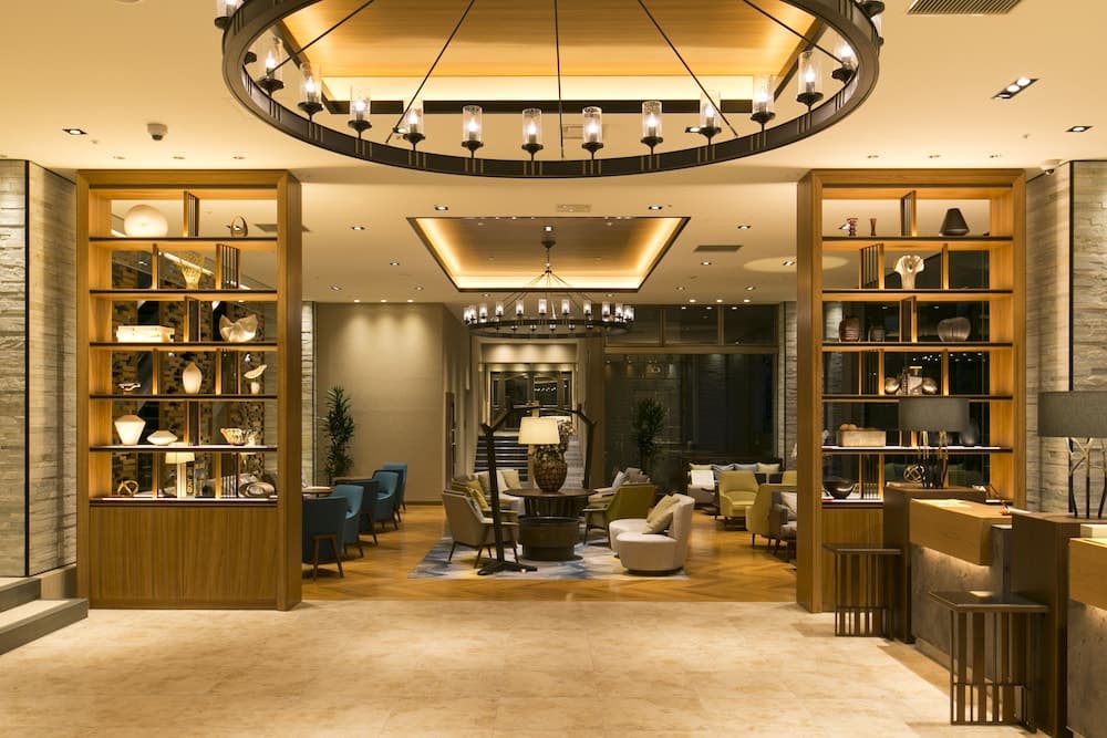 Lobby sitting area
