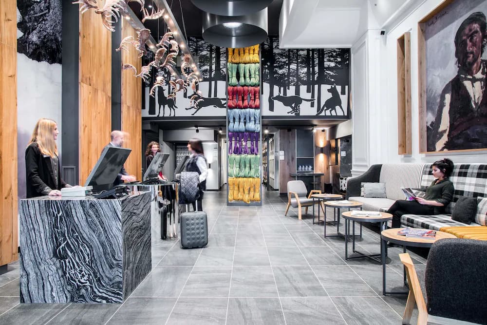 Lobby sitting area