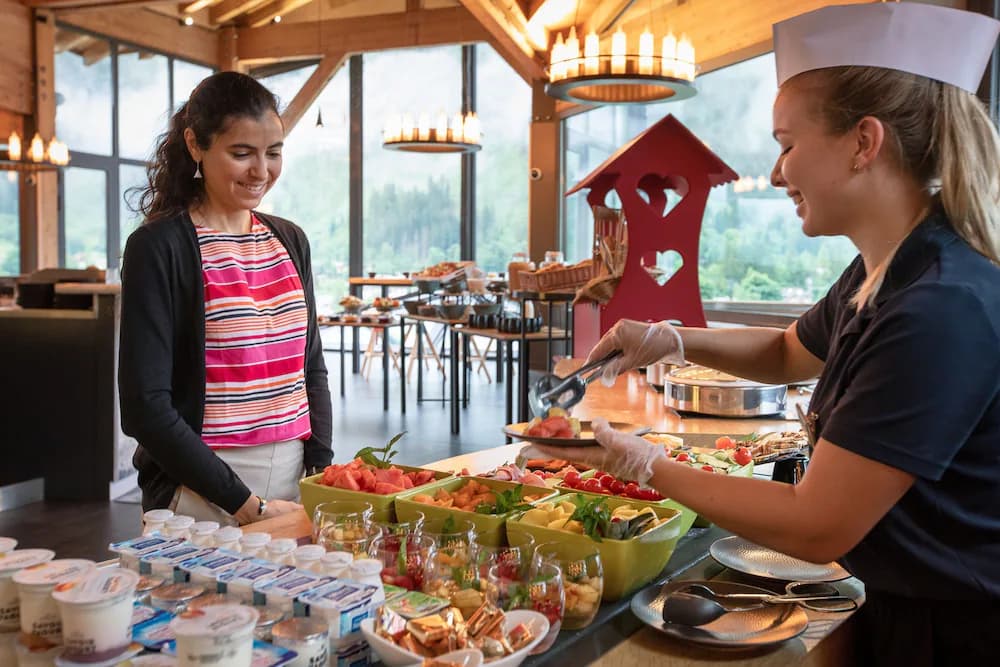 Breakfast buffet