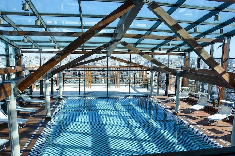 Rooftop pool