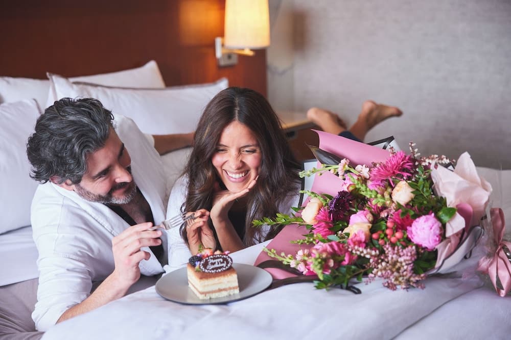 Couples dining