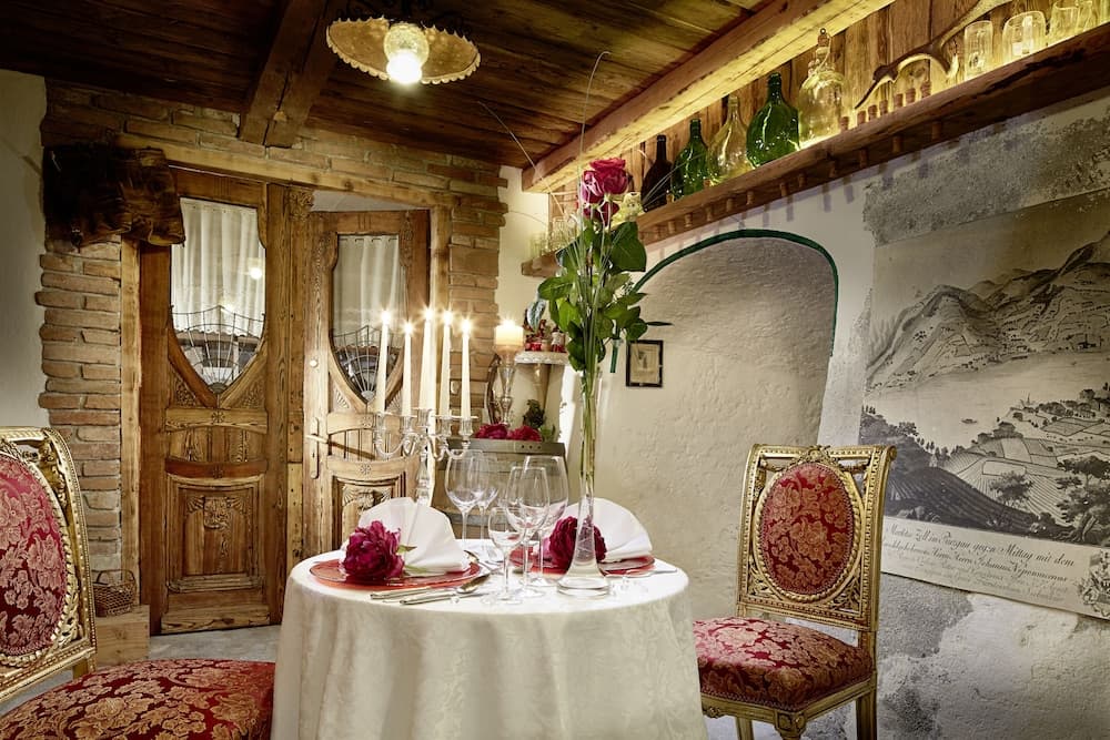 Couples dining