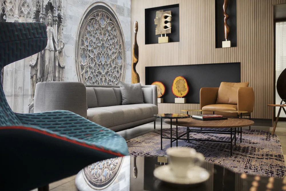 Lobby sitting area
