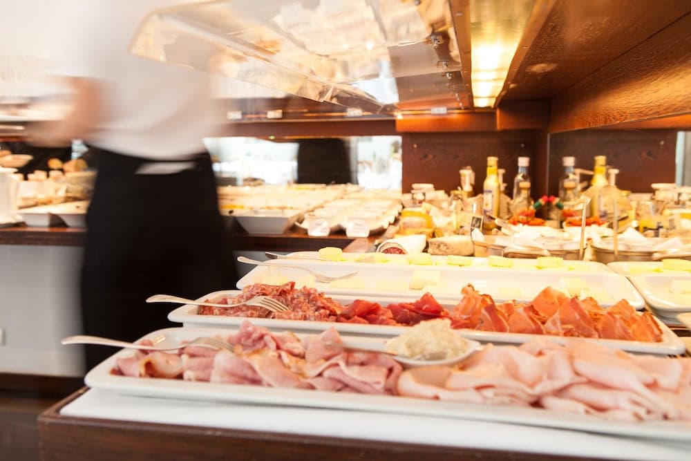 Breakfast buffet