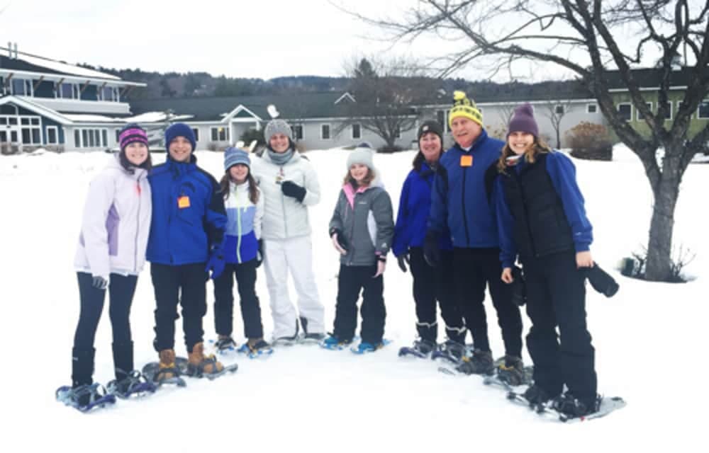 Snowshoeing