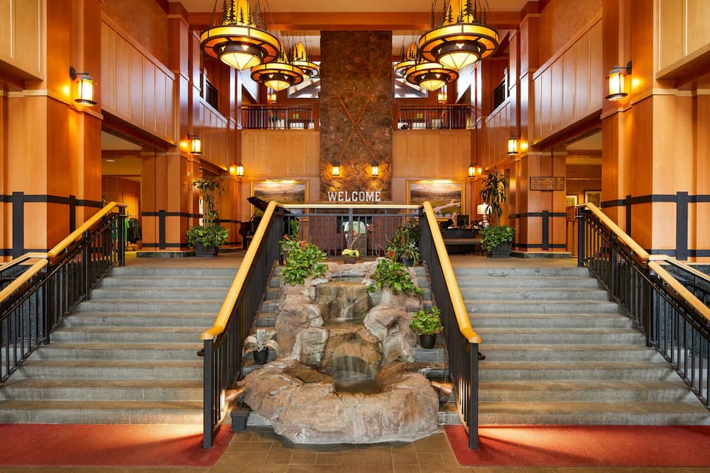 Interior entrance