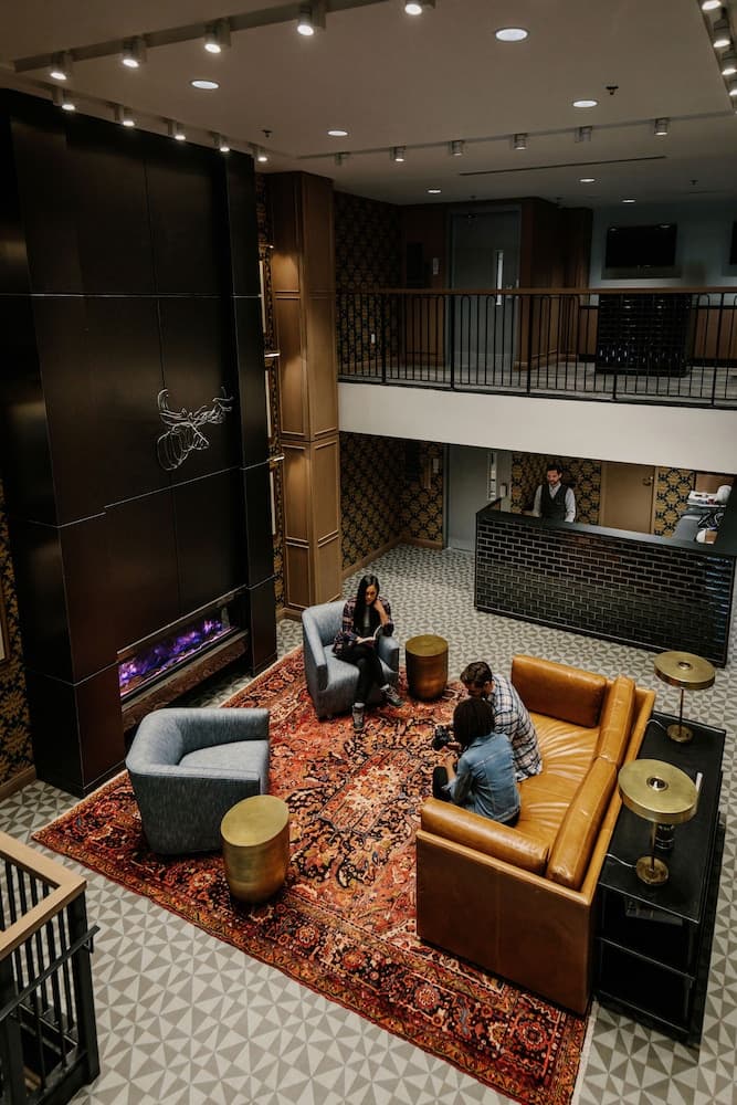 Lobby sitting area