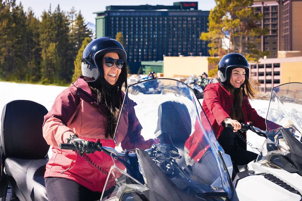 Snowmobiling