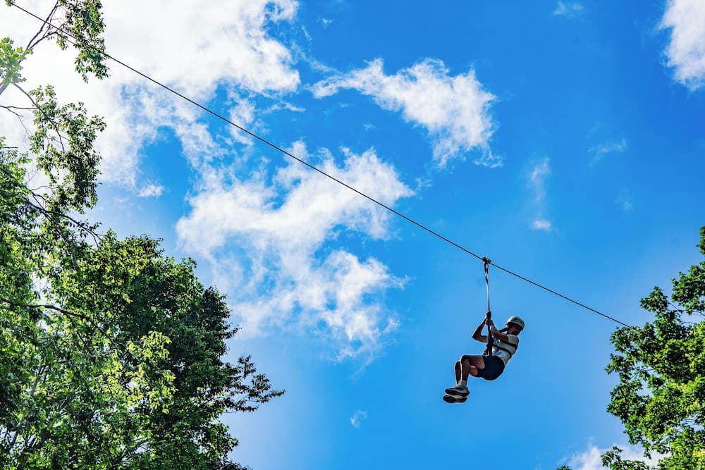 Ziplining