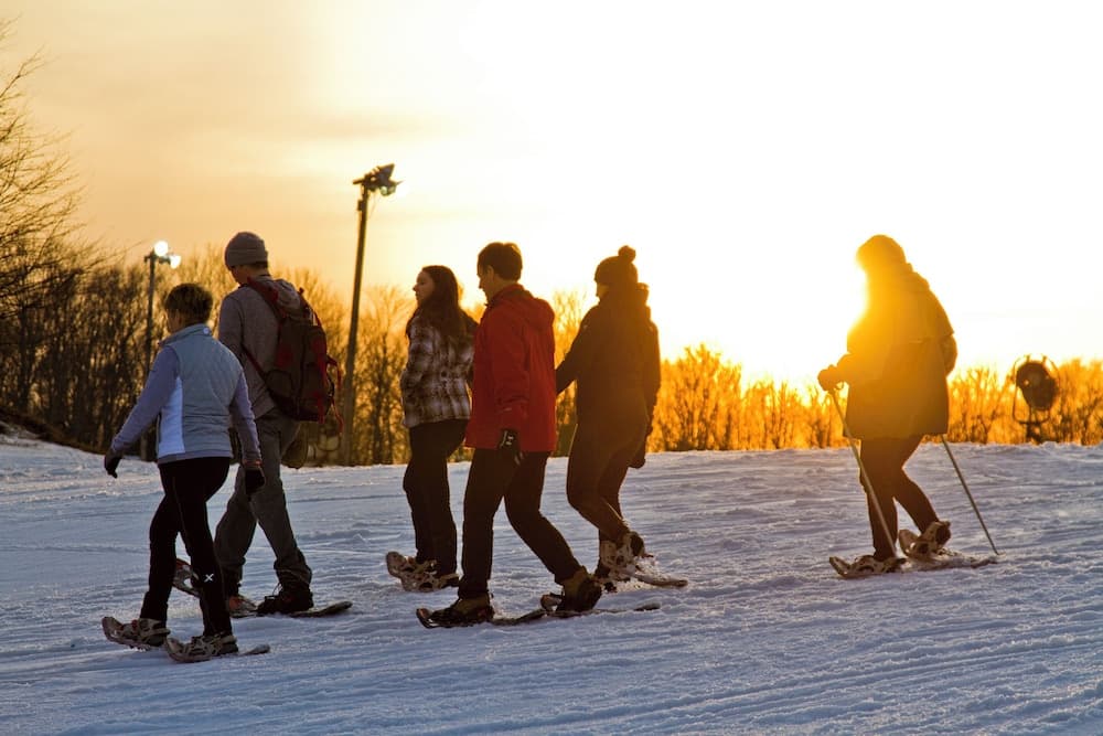 Snowshoeing