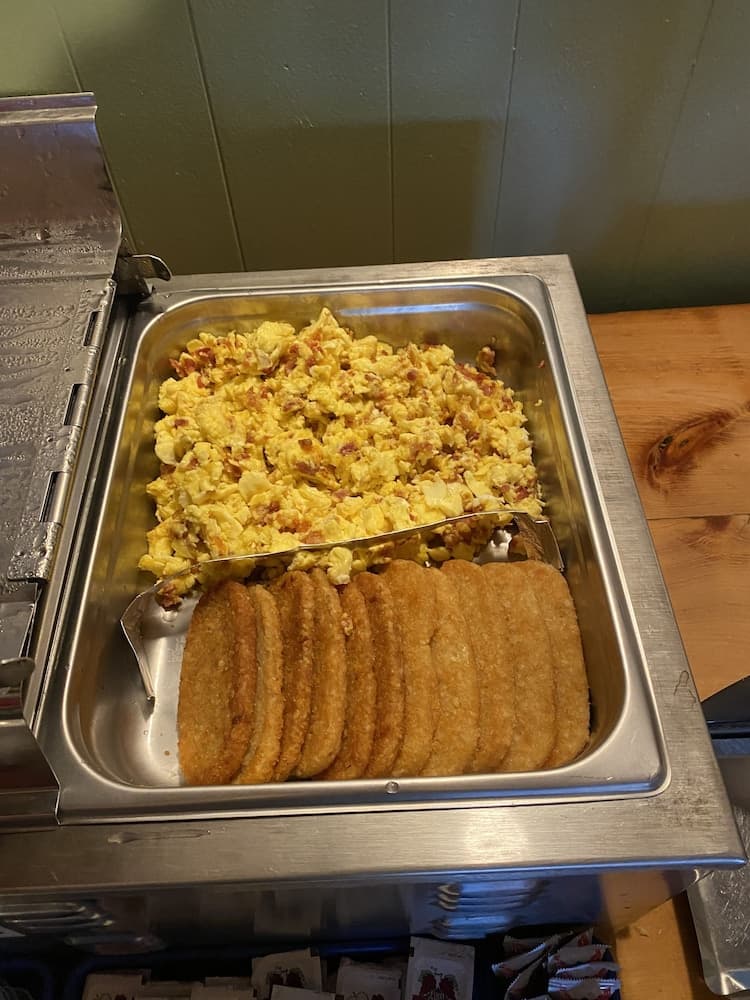 Breakfast buffet