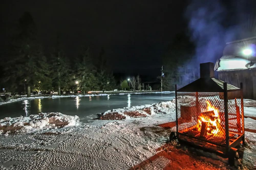 Ice skating