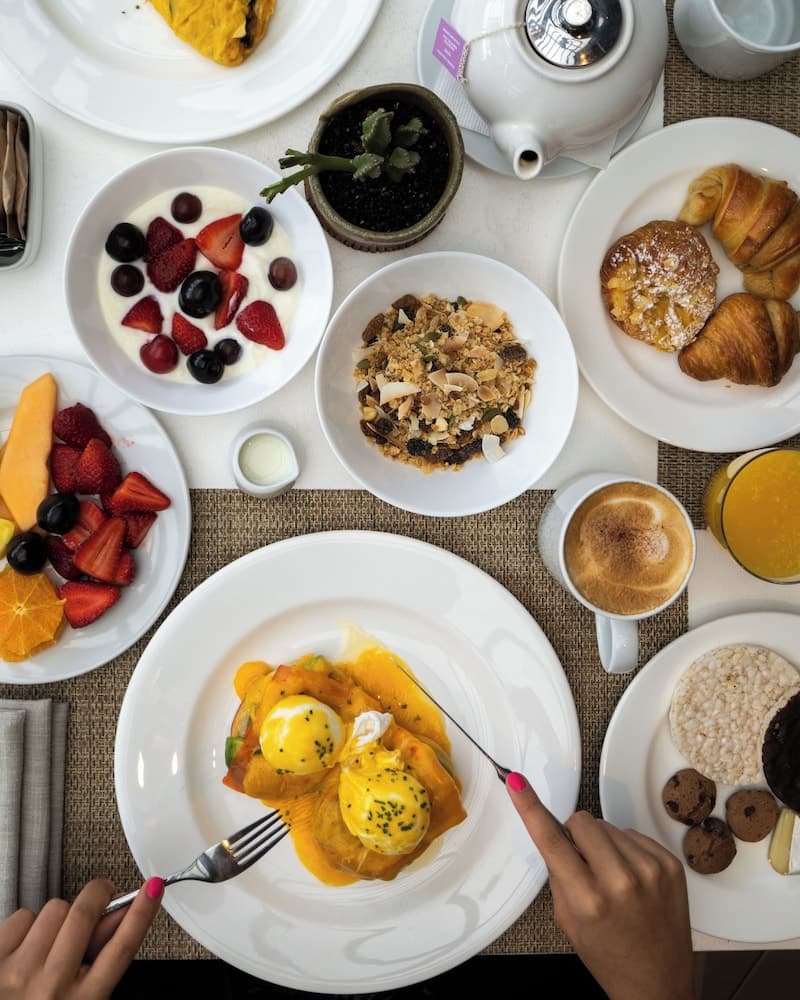 Breakfast buffet