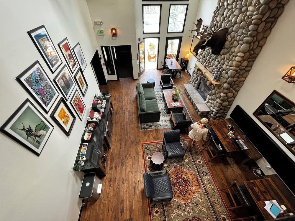 Lobby sitting area
