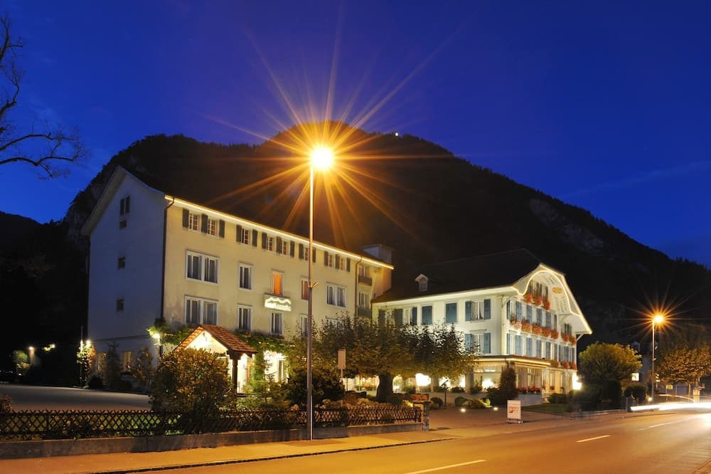 Front of property - evening/night