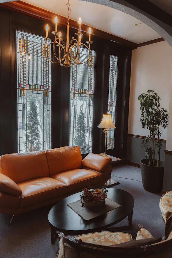 Lobby sitting area