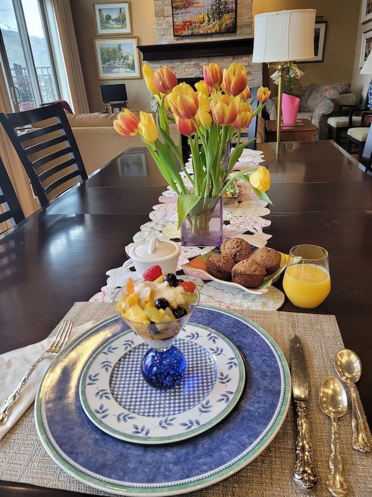 Breakfast area