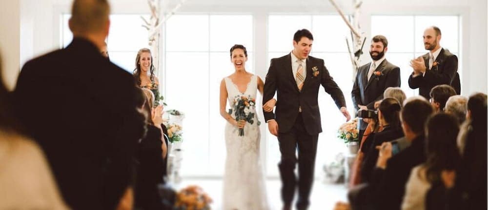 Indoor wedding